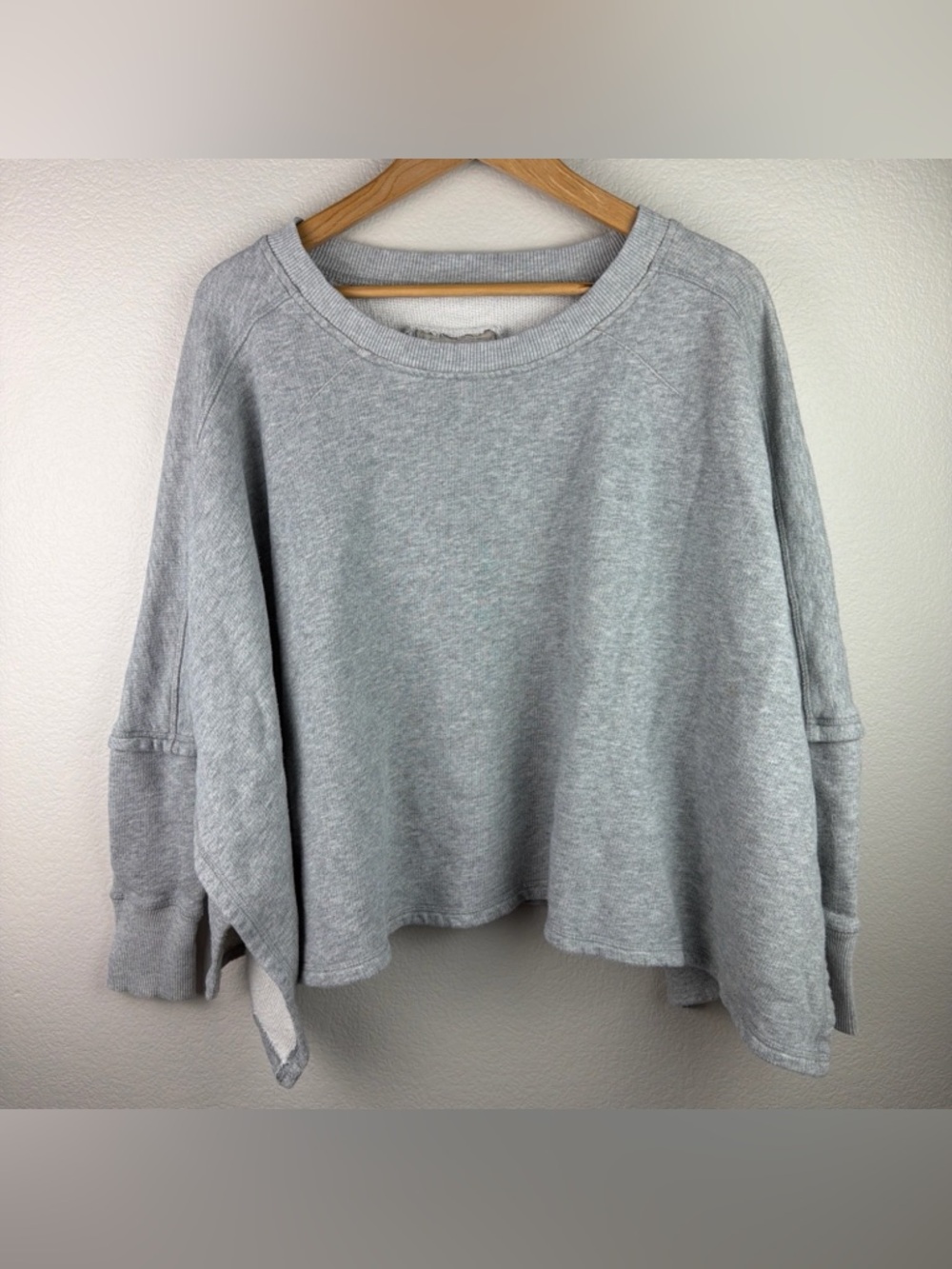 All Saints Daze Pancho Pullover Long Sleeve Gray Women’s 10